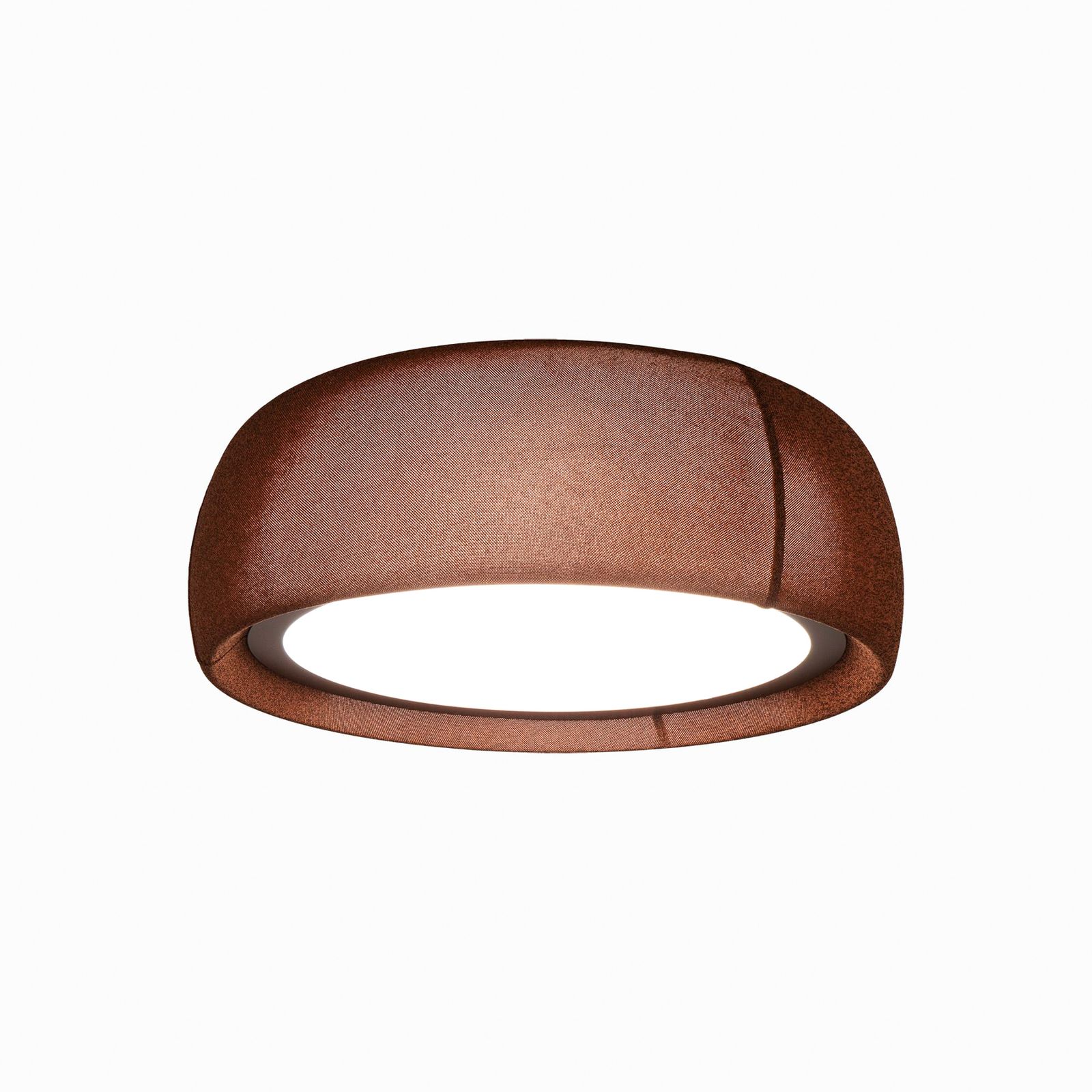 LEDS-C4 LED лампа за таван Gong, кафява, 3 000 K, Ø 61,2 cm
